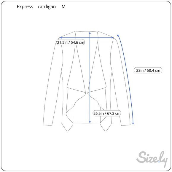 Express Black & White Snowflake Waterfall Cardigan Merino Wool Blend sz M - Picture 9 of 9